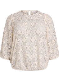 Blondebluse med 3/4-ærmer, Vanilla