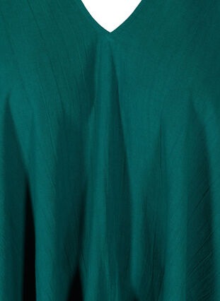 Ærmeløs tunika med a-form i økologisk bomuld, Pacific, Packshot image number 2