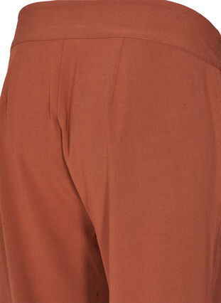 Klassiske bukser med lommer og knaplukning, Tortoise Shell, Packshot image number 2