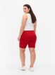 Ensfarvede basis cykelshorts, R&oslash;d, Model image number 2