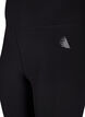 CORE, SUPER TENSION TIGHTS - 3/4 træningstights med lomme, Black, Packshot image number 2