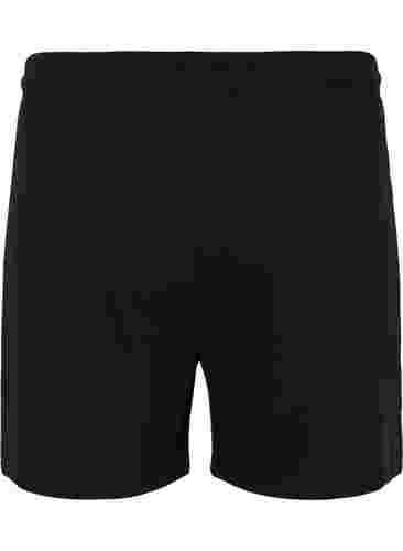 Træningsshorts med bindesnøre, Black, Packshot image number 1