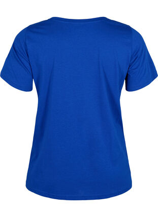 Bomulds t-shirt med front tryk, Surf the web MADE, Packshot image number 1