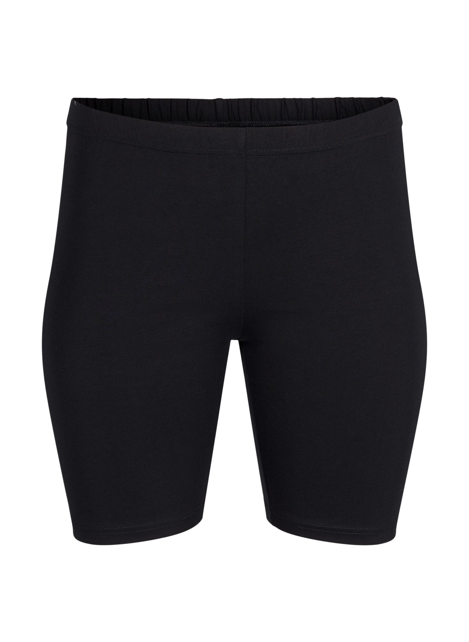 Zizzi FLASH - 2 pak cykelshorts, Sort, Packshot image number 2