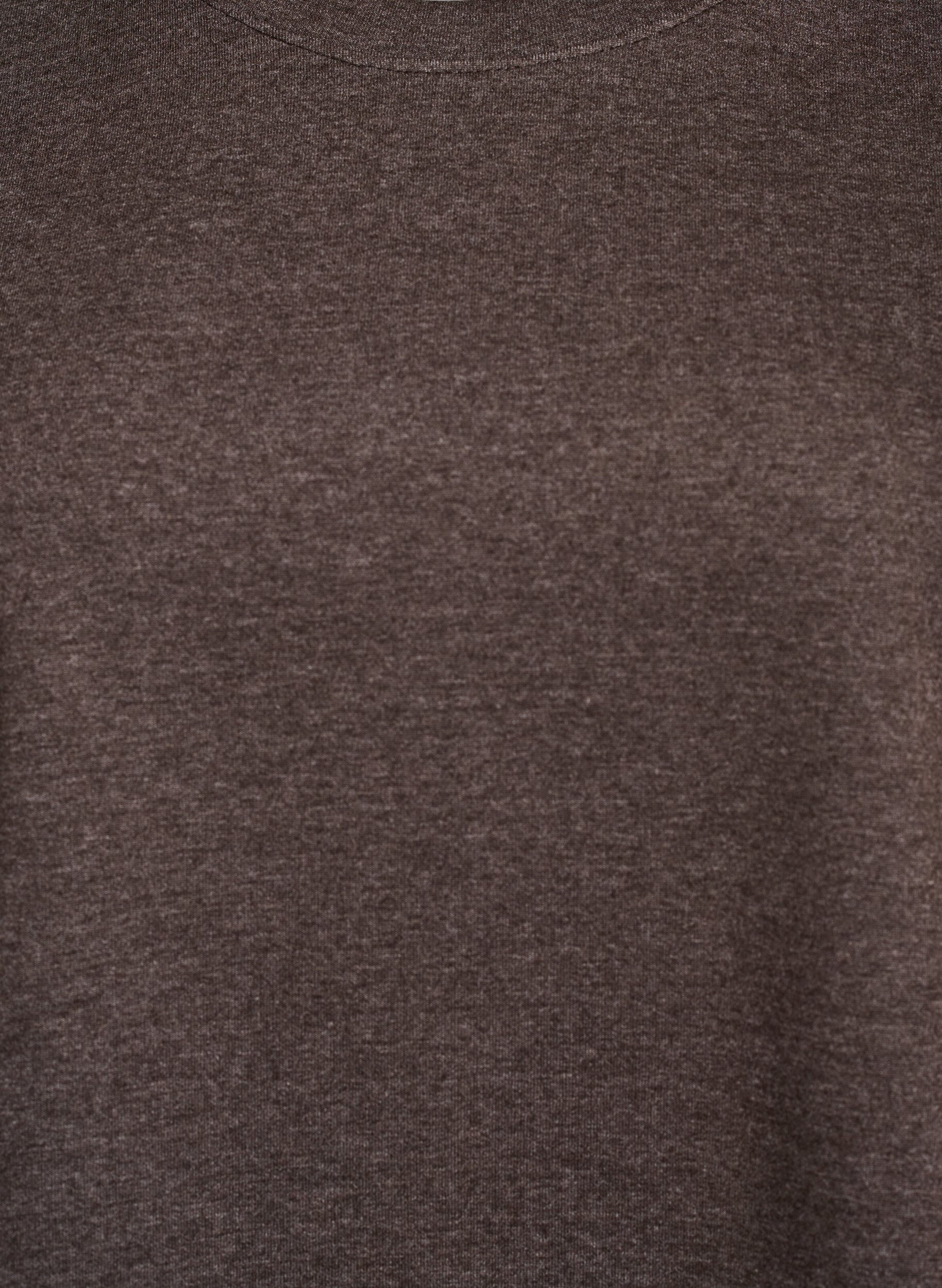 ZizziSweatshirt med rund hals , Brun, Packshot image number 2