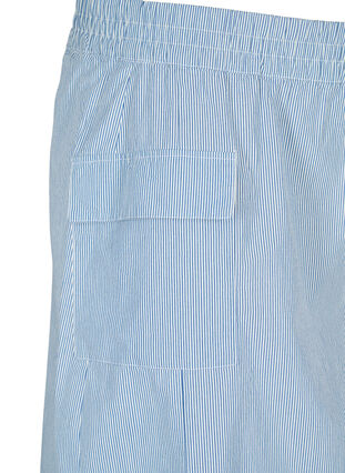 Kort nederdel i bomuld med elastisk linning, Nebulas B. W. Stripe, Packshot image number 2