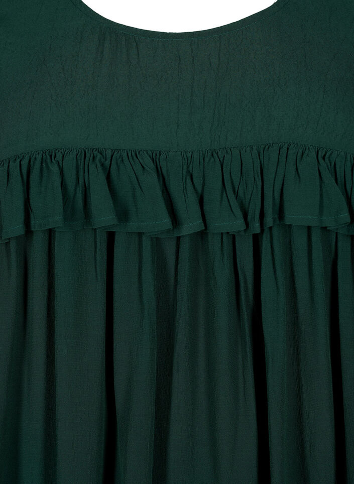 Viskose tunika med flæser , Scarab, Packshot image number 2