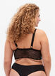 Blonde bralette med blød vattering, Black, Model image number 1