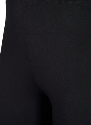 FLASH - 2-pak leggings i bomuld, Black / Black, Packshot image number 2