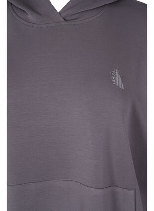 Sweatshirt med hætte og 3/4 ærmer, Rabbit, Packshot image number 2