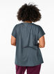 Ensfarvet tr&aelig;nings t-shirt, Gr&oslash;n, Model image number 2