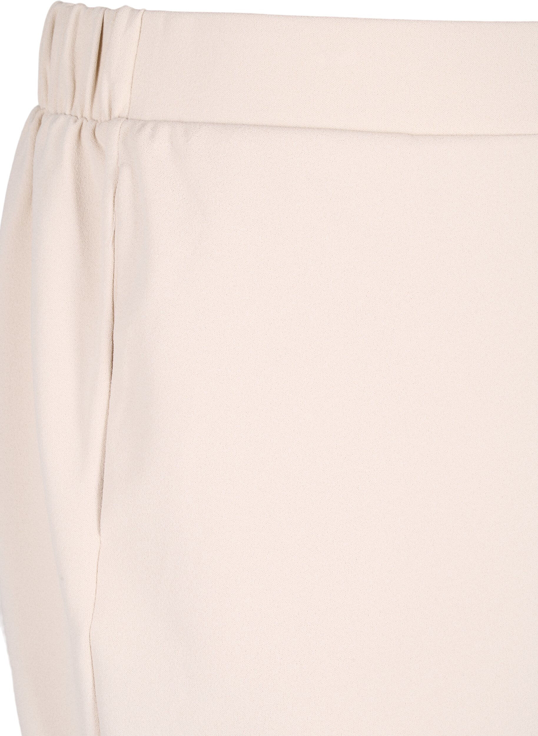 Zizzi L&oslash;se shorts med lommer, Beige, Packshot image number 2