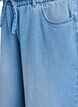 Loose fit jeans med elastisk talje og bindeb&aring;nd, Bl&aring;, Packshot image number 2