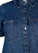 Lang denimskjorte med korte ærmer, Blue Denim, Packshot image number 2