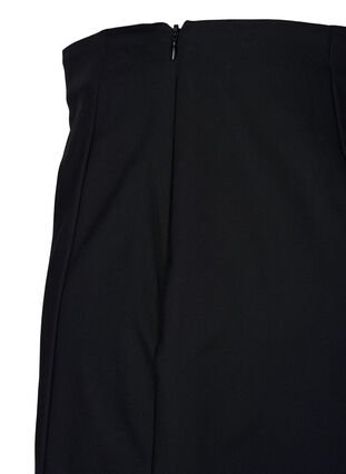 Kort nederdel med slids, Black, Packshot image number 2