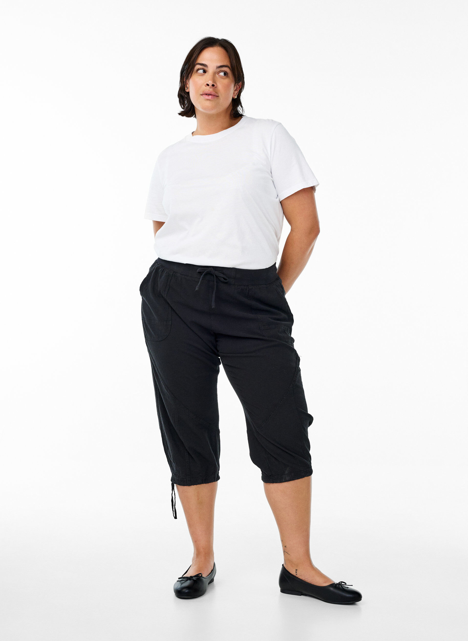 Knickers i bomuld, Sort, Model