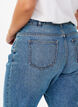 Mille mom fit jeans med h&oslash;j talje, Bl&aring;, Model image number 3