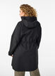 Parka i let materiale med h&aelig;tte, Sort, Model image number 2