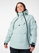 Funktionel ski anorak med hætte, Grøn, Model image number 0