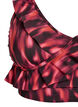 Bikini bh med print og fl&aelig;sedetaljer, Lyser&oslash;d, Packshot image number 2