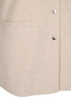 Kappe jakke i uld-look med korte ærmer, Simply Taupe Mel., Packshot image number 3