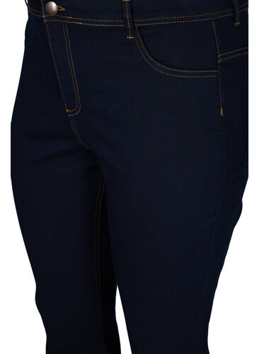 Super slim Amy jeans med høj talje, Blue denim, Packshot image number 2