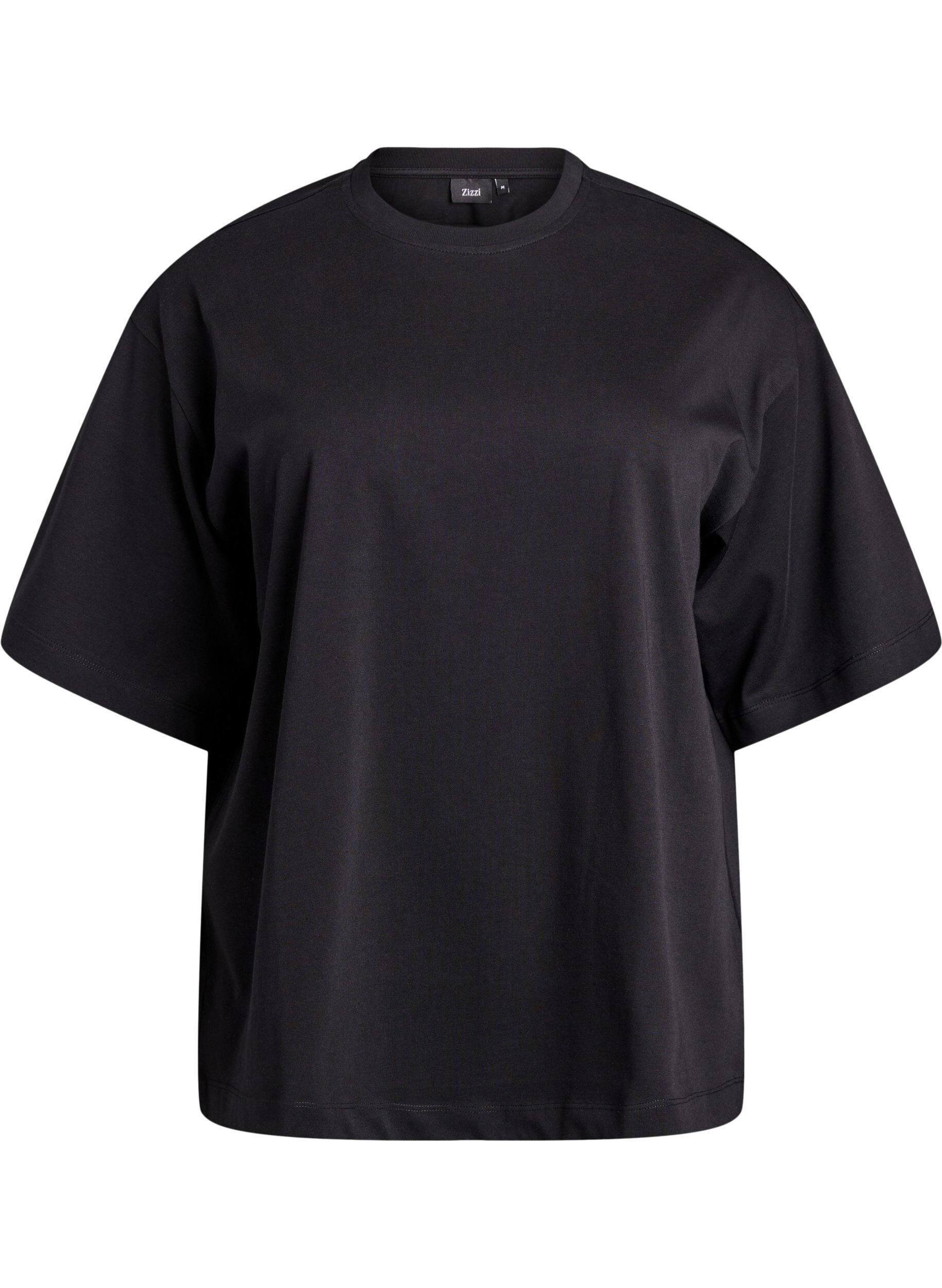 Oversize t-shirt med 1/2 &aelig;rmer