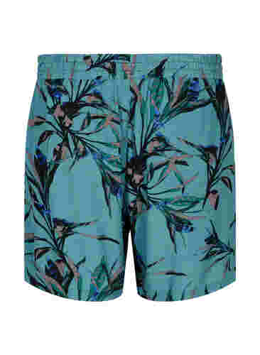 Løstsiddende shorts i viskose, Sea Pine Leaf, Packshot image number 1