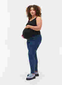 Graviditets jeggings med baglommer, Dark blue, Model