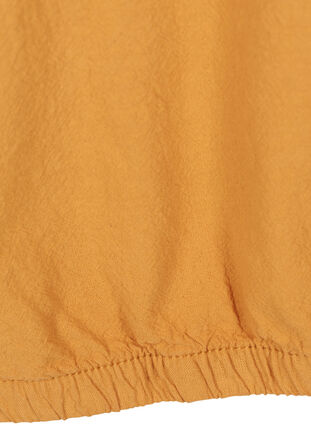 Bluse med korte ærmer, Golden Yellow, Packshot image number 2
