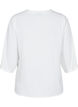 Bluse med 3/4 &aelig;rmer, Vanilla, Packshot image number 1