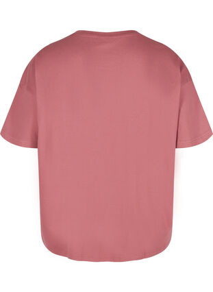 Kortærmet t-shirt i bomuld, Deco Rose, Packshot image number 1