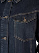 Klassisk denimjakke med kontrastsyninger, Bl&aring;, Packshot image number 2
