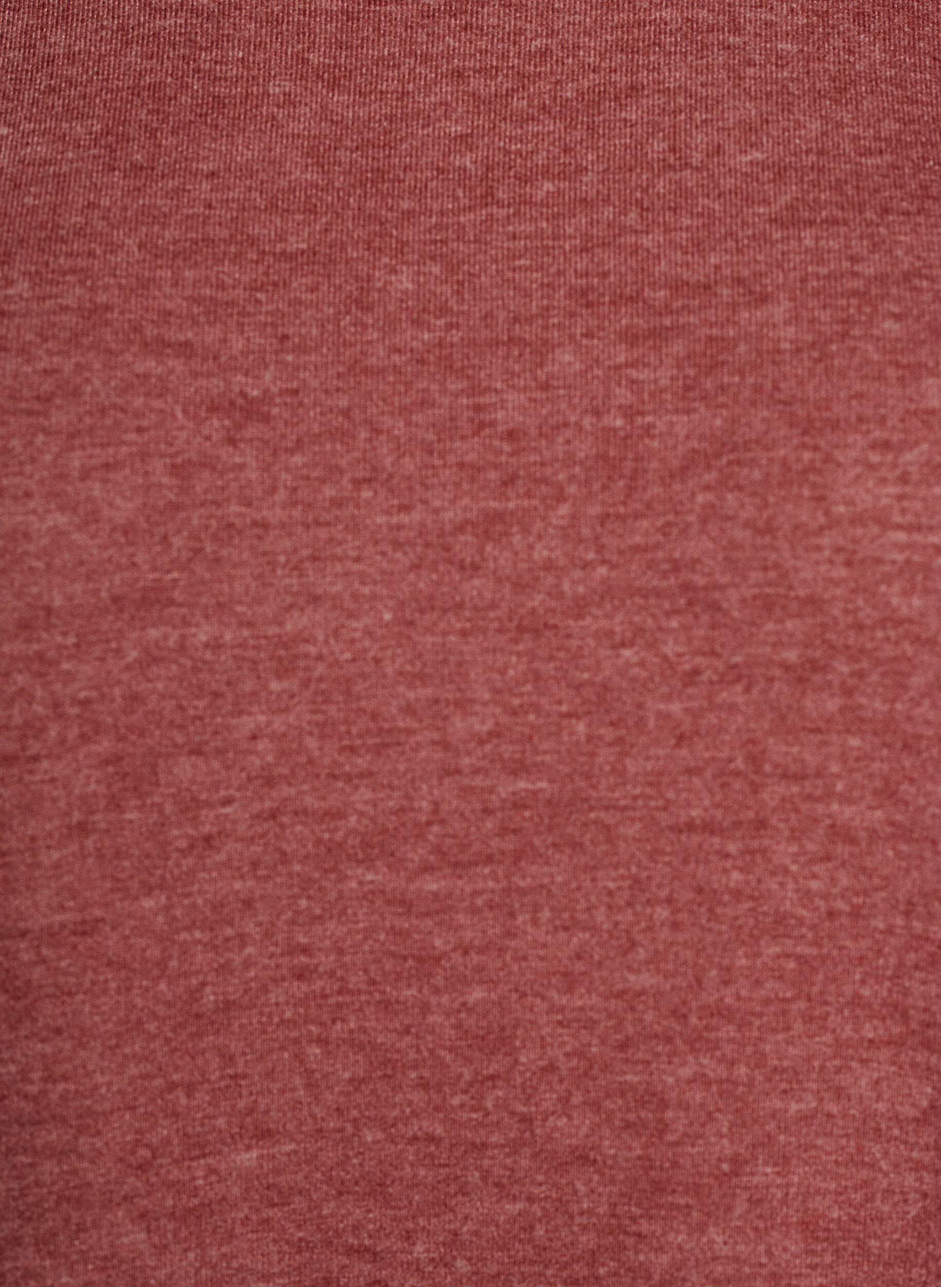 ZizziJerseybluse med 3/4 &aelig;rmer, R&oslash;d, Packshot image number 2