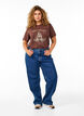 Wide leg jeans med h&oslash;j talje, Bl&aring;, Model image number 0