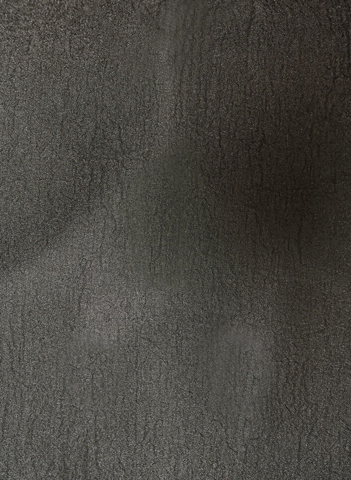 Kort organzakjole med fl&aelig;sekant, Sort, Packshot image number 2