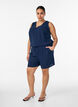 Shorts med lommer og elastik i taljen, Bl&aring;, Model image number 1