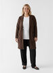 Lang blazer med lommer, Brun, Model image number 1