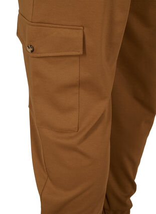 Løse bukser med elastikkant og lommer, Rubber, Packshot image number 3