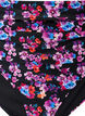 H&oslash;jtaljet bikinitrusse med m&oslash;nster, Lilla, Packshot image number 2