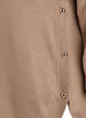 Strikbluse med knapper i siden, Beige, Packshot image number 3