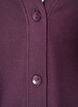 Jerseycardigan med ribstruktur og V-hals, Lilla, Packshot image number 2