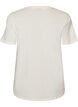 Bomulds T-shirt med print, Hvid, Packshot image number 1