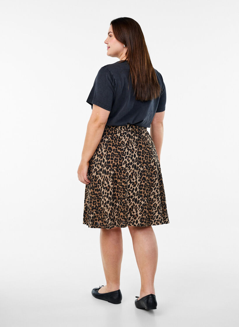 2-pak skaternederdele i viskose, Sort, Model image number 1