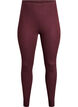 Basis leggings med ekstra l&aelig;ngde, M&oslash;rk Bordeaux, Packshot image number 0