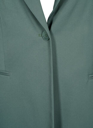 FLASH - Enkel blazer med knap, Balsam Green, Packshot image number 2