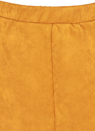 Nederdel i imiteret ruskind, Warm Brown, Packshot image number 2