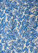 Bluse i bomuld med firkantet udsk&aelig;ring, Bl&aring;, Packshot image number 2