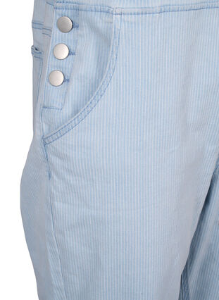 Stribede denim overalls, L. Blue Denim Stripe, Packshot image number 3
