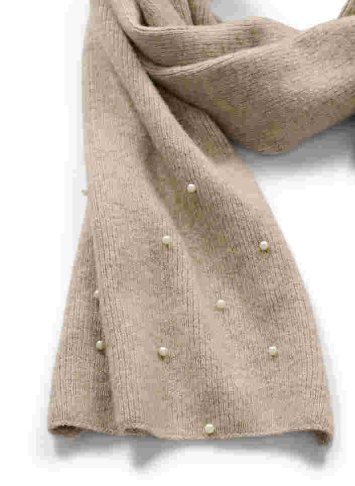 Strikket halstørklæde med perler, Nomad, Packshot image number 1